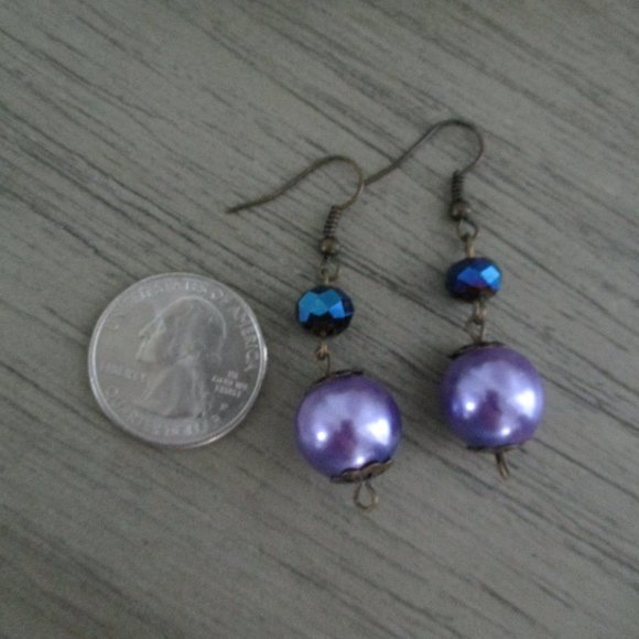 🎀 Dangling Beaded Earrings - Picture 2 of 2